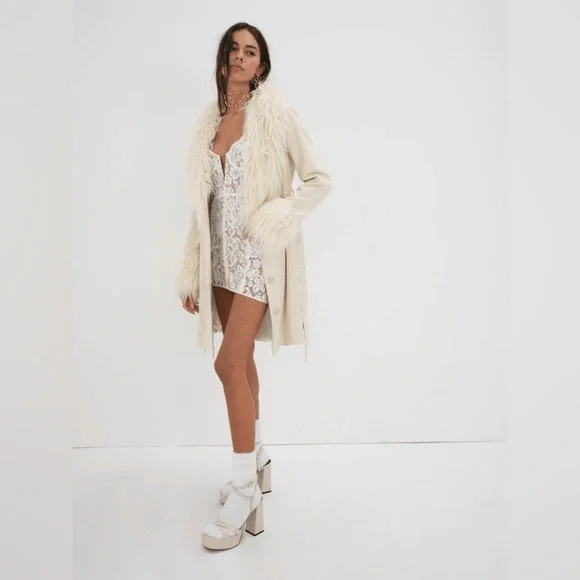 Free People x For Love & Lemons Julia Mini Dress - Picture 4 of 12